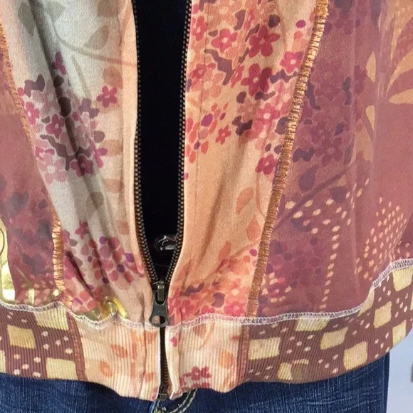 Bit & Bridle embroidered zip front hoodie M - Picture 5 of 11